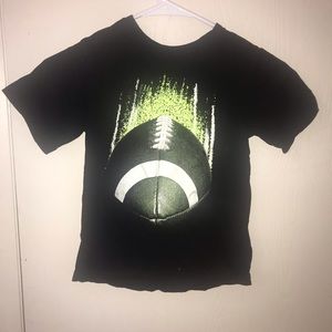 Boys Black Football Children’s Place Graphic Tee